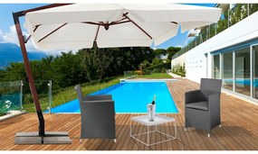 Szürke fém kerti szék Bali - Tomasucci