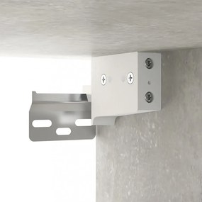 2 db betonszürke fali TV-szekrény 80 x 34,5 x 40 cm