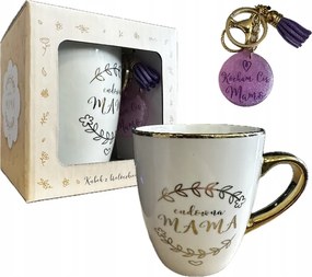 Bögre "Csodálatos Anya " 360 ml kulcstartóval