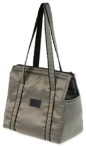 Ezüstszínű kutyahordozó táska Dog Fantasy Platinum – Plaček Pet Products