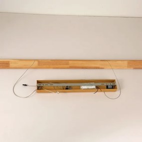 Brilagi - LED csillár kábelen UMEA WOOD LED/30W/230V 120 cm kaucsukfa