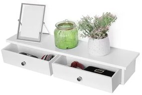 SHELFY rekeszes fali polc, fehér