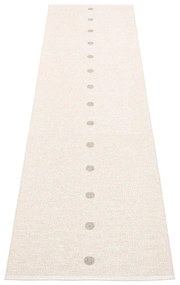 Bézs-krémszínű kültéri-beltéri futószőnyeg 70x280 cm Peg Linen Vanilla – Pappelina