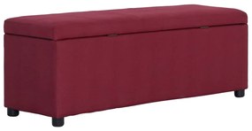bordó poliészter pad tárolórekesszel 116 cm