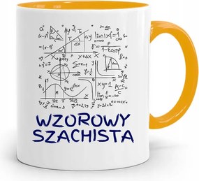 Sakkozóknak Sárga Bögre Születésnapi Ajándéknak, fényképes nyomattal