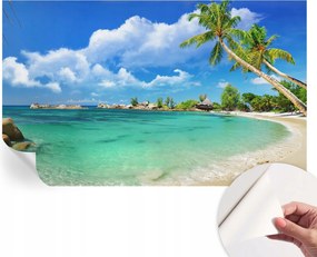 Modern öntapadós fali fotótapéta Trópusi paradicsom 416x254 cm