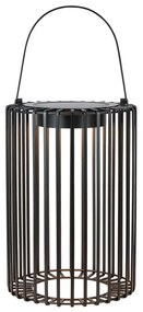Fekete napelemes-USB kültéri LED lámpás (magasság 54 cm) Cavia – Markslöjd