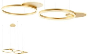 Redo 01-2609 - LED Dimmelhető csillár zsinóron SIGUA LED/114W/230V 3000K arany