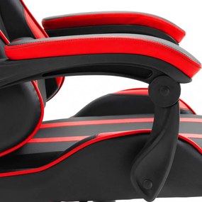 piros műbőr gamer szék
