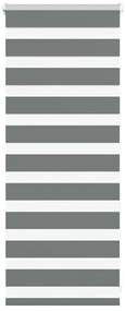 zebrafüggönnyel sötét szürke szövetszélesség 55,9 cm poliészter