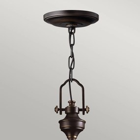 Hinkley klasszikus függeszték mayflower borostyán antik bronz elshk-mayflower-p-c