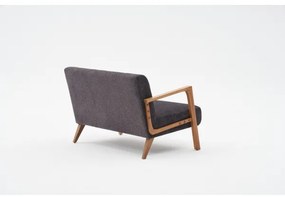 TUMI antracit kétszemélyes kanapé