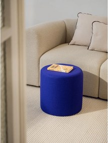 Kék gyapjú puff Folk – noo.ma