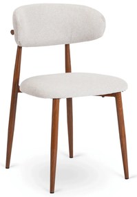 Elegáns Étkezőszék Dió/Világos Szürke Színben. FLAVIO