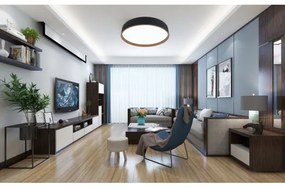 Top Light - LED dimmelhető mennyezeti lámpa LED/51W/230V + távirányító fekete/ba