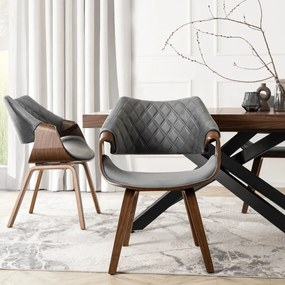 Szürke Bársony Étkezőszék. LUISE