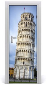 Ajtóposzter öntapadós Pisa-i ferde torony 75x205 cm