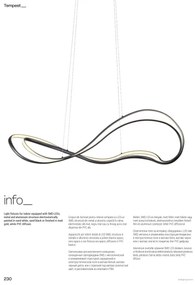 Redo 01-3599 - Dimmelhető LED kábeles csillár TEMPEST LED/58W/230V fekete