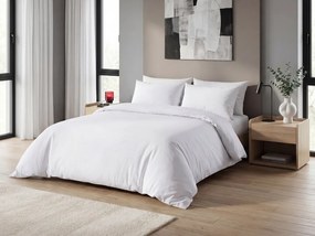 Pamut ágynemű CALMORA fehér Ágyneműhuzat mérete: 2 db 70 x 90 cm | 200 x 220 cm