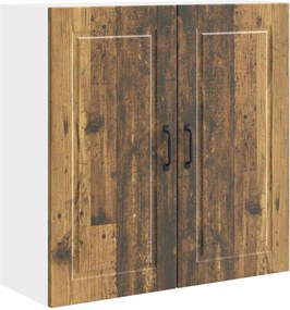 vidaXL Konyhaszekrény polcokkal Öreg fa 80 x 31 x 80 cm Faanyag