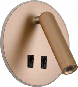 Fali lámpa, Led fali lámpa 3000K fekete hálószoba nappali olvasó Furla