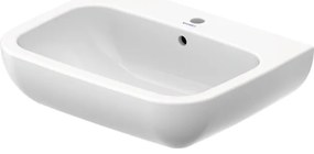 Duravit 23106500002 - D-CODE fali mosdó 65x50 cm, kerámia/fényes fehér