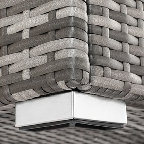 Casaria® Tárolódoboz 75x75x70 cm - szürke