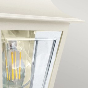 Elstead lighting klasszikus kültéri fali lámpa deco lane bézs átlátszó elsdeco-lane7-cream IP44