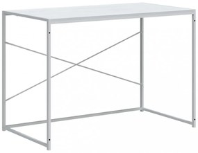 fehér szerelt fa számítógépasztal 110 x 60 x 70 cm
