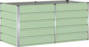 vidaXL Növénytartó Zöld 160 x 80 x 75 cm Acél