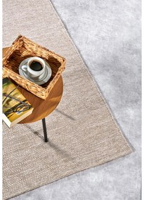 Bézs kézi szövésű gyapjúkeverék futószőnyeg 80x200 cm Pradesh Linen White – Elle Decoration