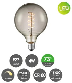 LED dimmelhető Vintage Edison G125 izzó E27/4W/230V 2200K