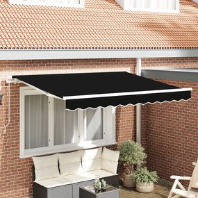 Napellenző Csere Szövet 3.5x2 m Vázhoz - Fekete