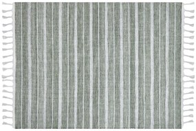 Fehér és zöld szőnyeg 160 x 230 cm BADEMLI Beliani