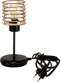 Éjjeli lámpa Loft asztali lámpa led E27 Fa