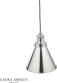 LAURA ASHLEY 3756102-Q RUFUS Modern Függesztett Lámpa Csiszolt Króm E27 IP20