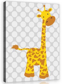 Zsiráf, vászonkép, 40x60 cm méretben