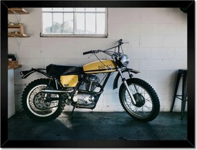 Poszterek keretben 40x30 Ducati Chrome Yellow