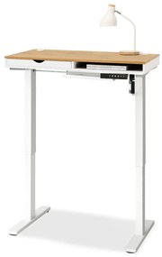 PC asztal Osto 100 (fehér tölgy + fekete). 1109812