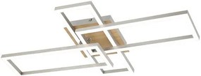 RÁBALUX 6590 ASHTON Modern LED Mennyezeti Lámpa Szatin Króm IP20