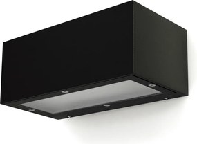 NOVOLUX 157D-G05X1A-02 ISORA Modern Kültéri Fali Lámpa Fekete E27 IP65