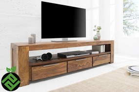 MAKASSAR III tömör rózsafa design TV szekrény - GreenLine