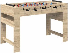 vidaXL Foci Asztal Sonoma tölgy 125 x 60,5 x 80 cm Faanyag