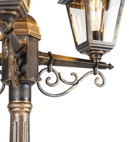 Okos antik arany lámpás 3 izzós IP44 Wifi ST64-gyel - Capital