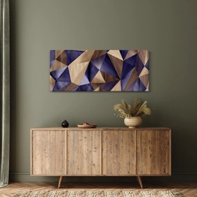 Kép - 3D fa háromszögek (120x50 cm)