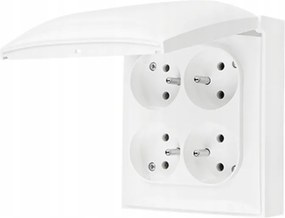 NĂ©gyes flip-flop aljzat falra szerelhetĆ lĂ©gmentesen zĂĄrĂłdĂł Kontakt Simon Aquaclick