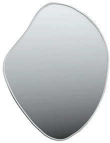 ezüstszínű falitükör 60x50 cm