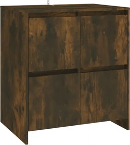 vidaXL sonoma tölgy színű szerelt fa tálalószekrény 70x41x75 cm