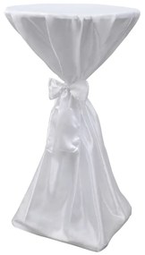 Asztal Borító Fehér 60 cm Szalaggal 2 db