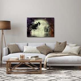 Kép - Telihold a felszín felett (70x50 cm)